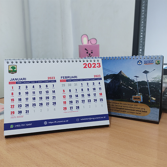 Kalender Meja Isi 6 Lembar