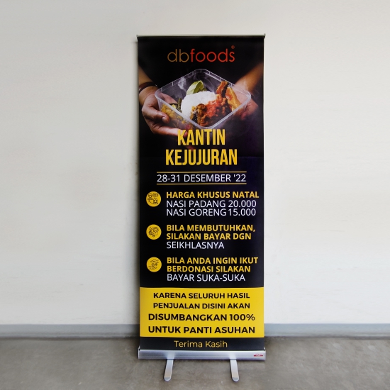 Roll Up Banner 80x200 (UV) Flexi 280gr