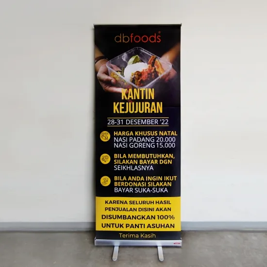 Roll Up Banner 80x200 (UV) Flexi 280gr