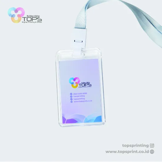 Name Tag Holder Akrilik 2 Sisi