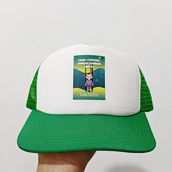 Topi Trucker Jaring + Sablon