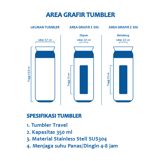 Tumbler Travel 350ml Grafir