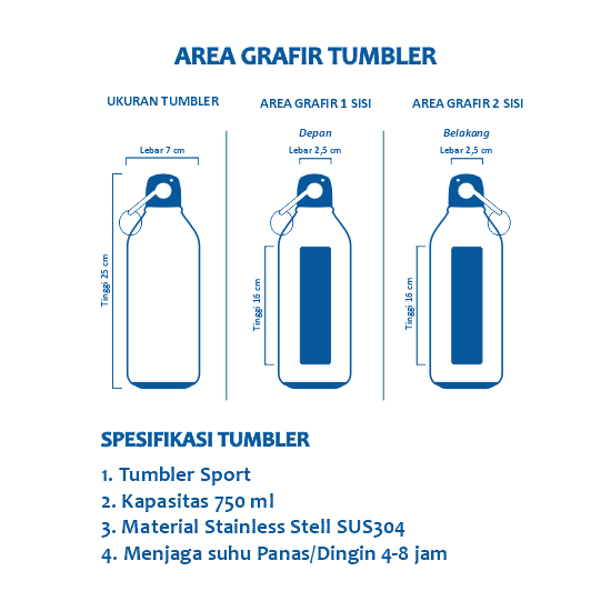 Tumbler Sport 700ml Grafir