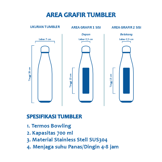 Tumbler Bowling 700ml Grafir