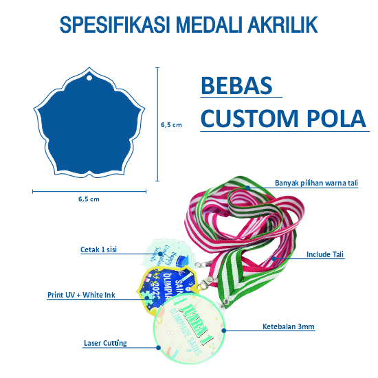 Medali Custom & Tali