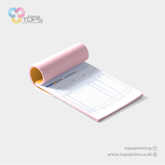 Faktur Separasi 4 Warna 4 Rangkap Penomoran