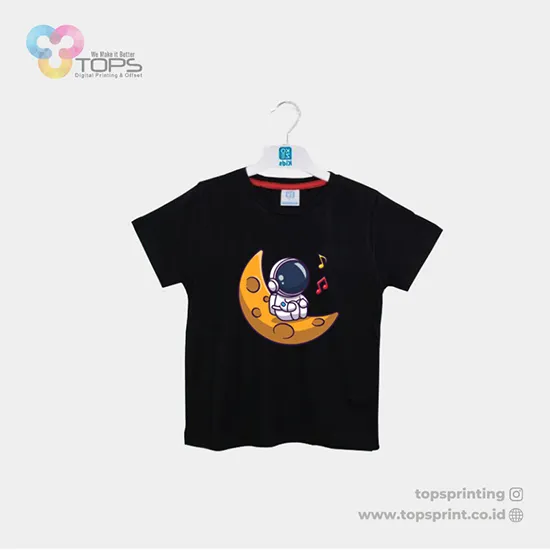 Cetak Sablon DTF A3 Kaos Anak-anak