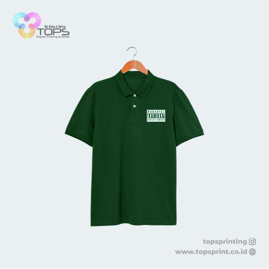 Cetak Sablon DTF A3 Kaos Polo Premium S-XL