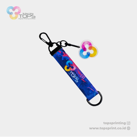 Gantungan Kunci Lanyard (2x14cm) D
