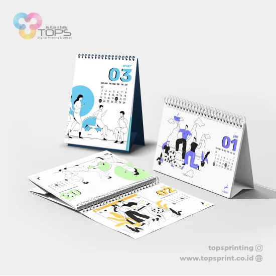 Kalender Meja Art Paper 210gr Isi 12 Lembar