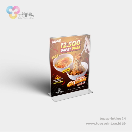 Akrilik Tent Card A5