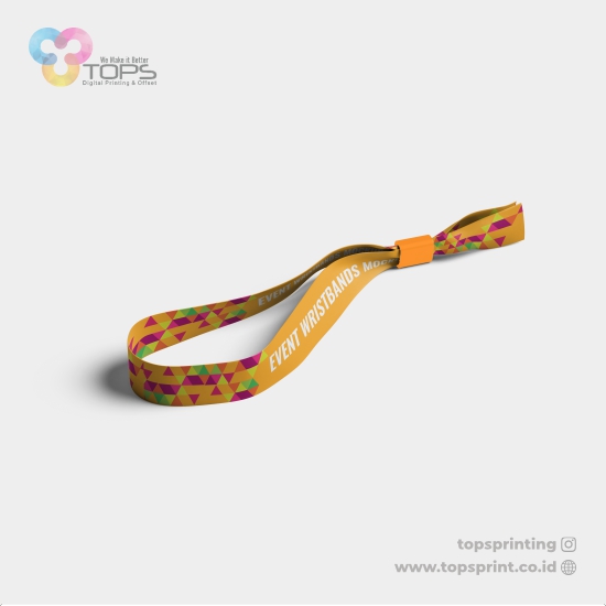 Gelang Event Lanyard Tanpa Label