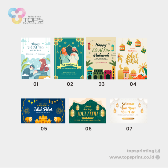Kartu Ucapan Idul Fitri