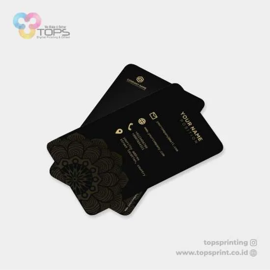 Cetak ID Card Black (UV)