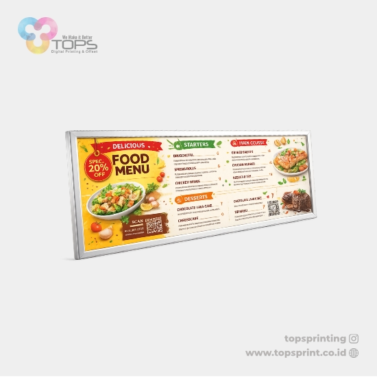 Slim Light Box Thick 30x120cm