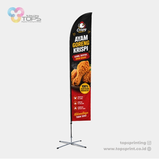 Flag Banner Stand 4,5m Kain Peles