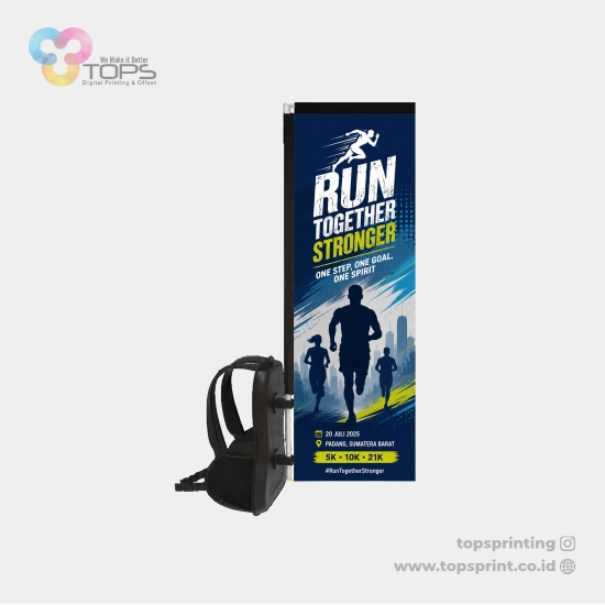 Backpack Flag Banner Straight TC 75gr