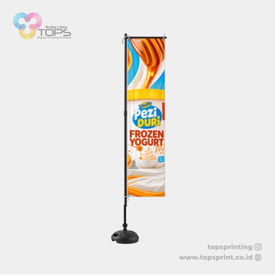 Flying Banner Round 3,5m Banner Cloth