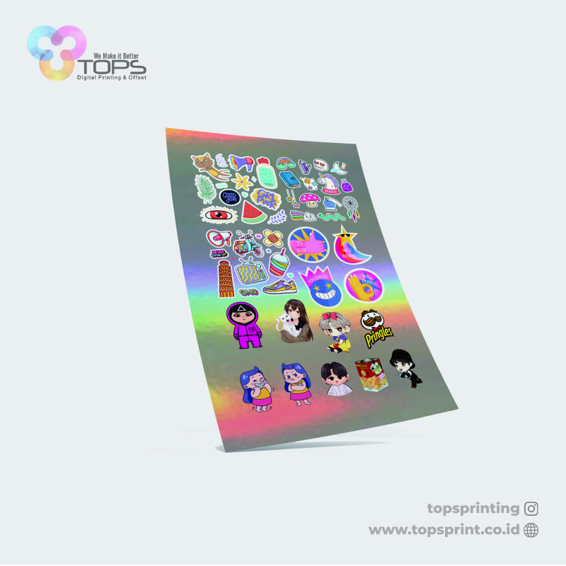 Stiker Rainbow A3+